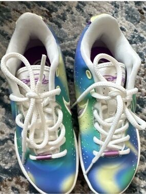 Nike FN4305-900 Colorblock Athletic Sneakers Unisex Kids US 2.5Y